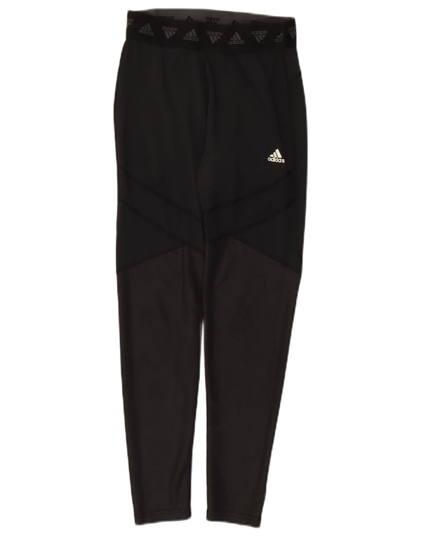 Leggings Adidas Aeroready Graphic Femininas UK 12/14 Médio Preto