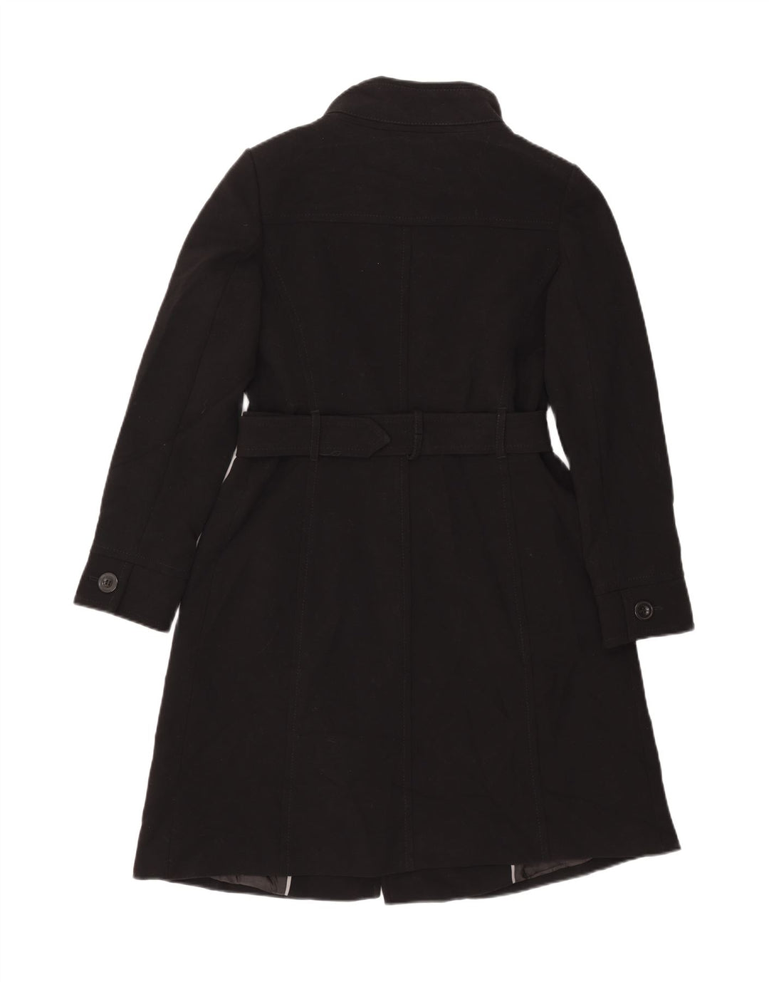 Sobretudo feminino MARKS & SPENCER UK 14 poliéster preto médio