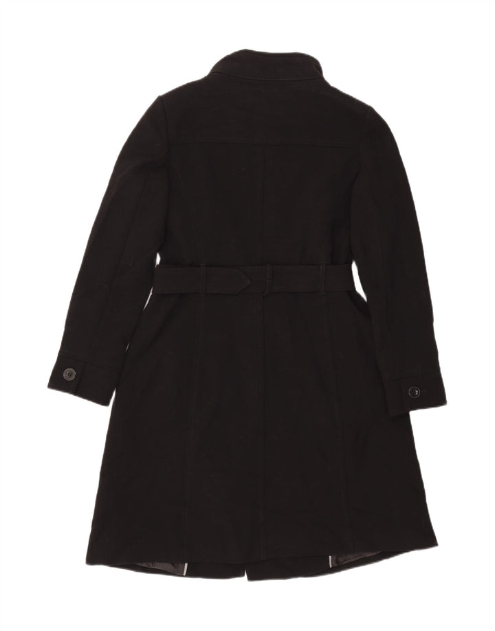 Sobretudo feminino MARKS & SPENCER UK 14 poliéster preto médio