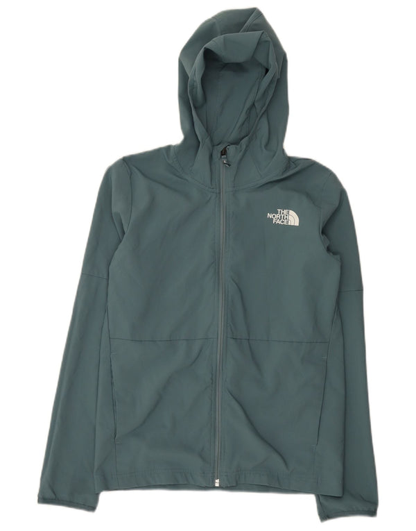 The North Face Boys Hooded Tracksuit Top Jacket 14-15 Years XL Green