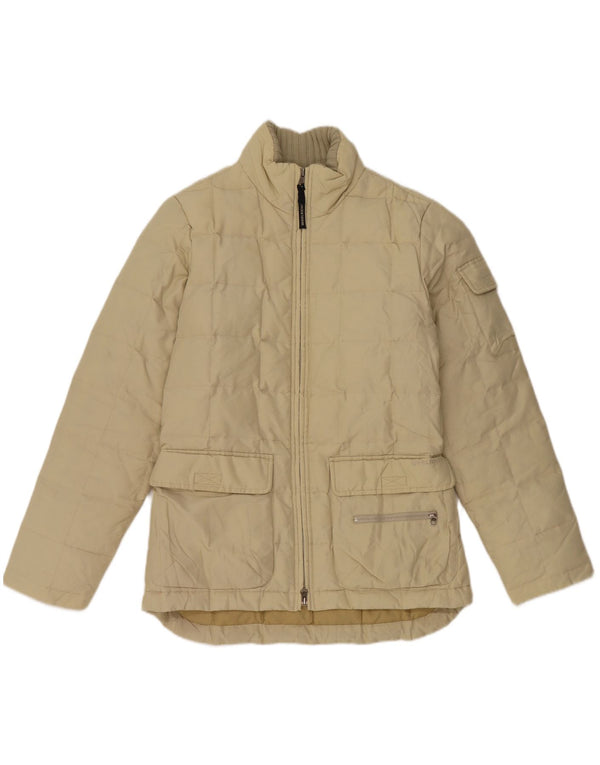 Jaqueta acolchoada feminina Woolrich UK 14 grande bege