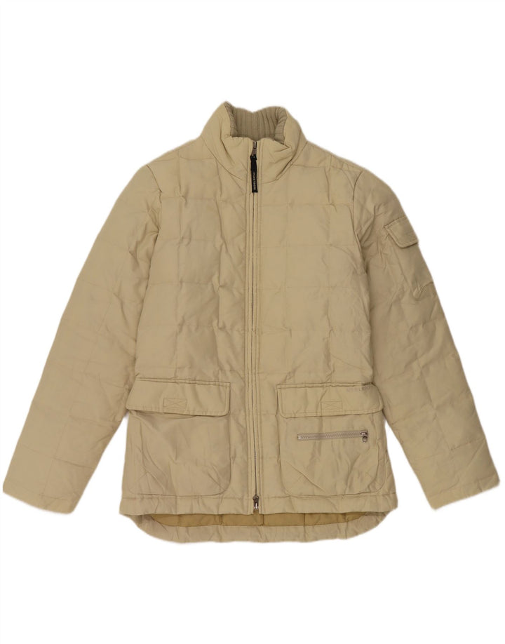 Jaqueta acolchoada feminina Woolrich UK 14 grande bege