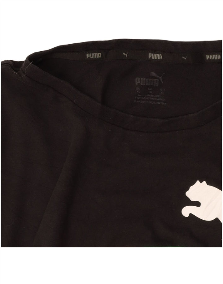 Camiseta gráfica masculina PUMA XL preta