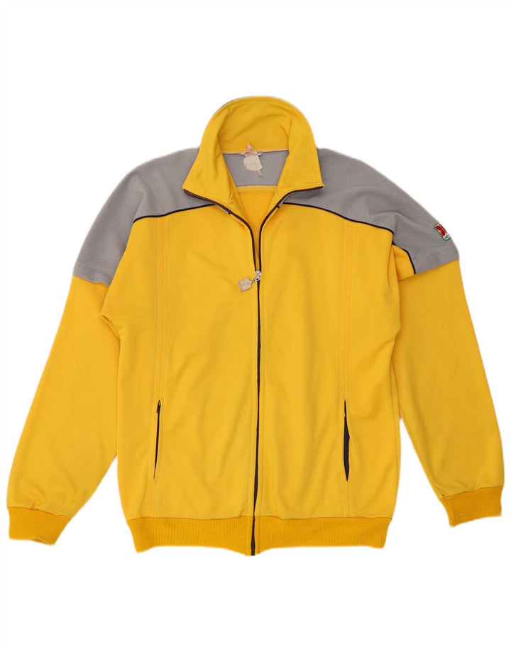Jaqueta superior de agasalho masculino Mec Sport IT 46 pequeno colorblock amarelo