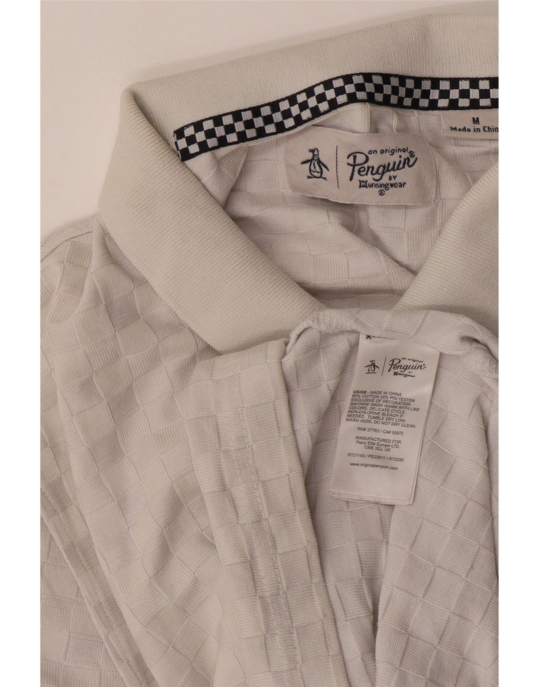 Camisa polo masculina Penguin algodão cinza médio