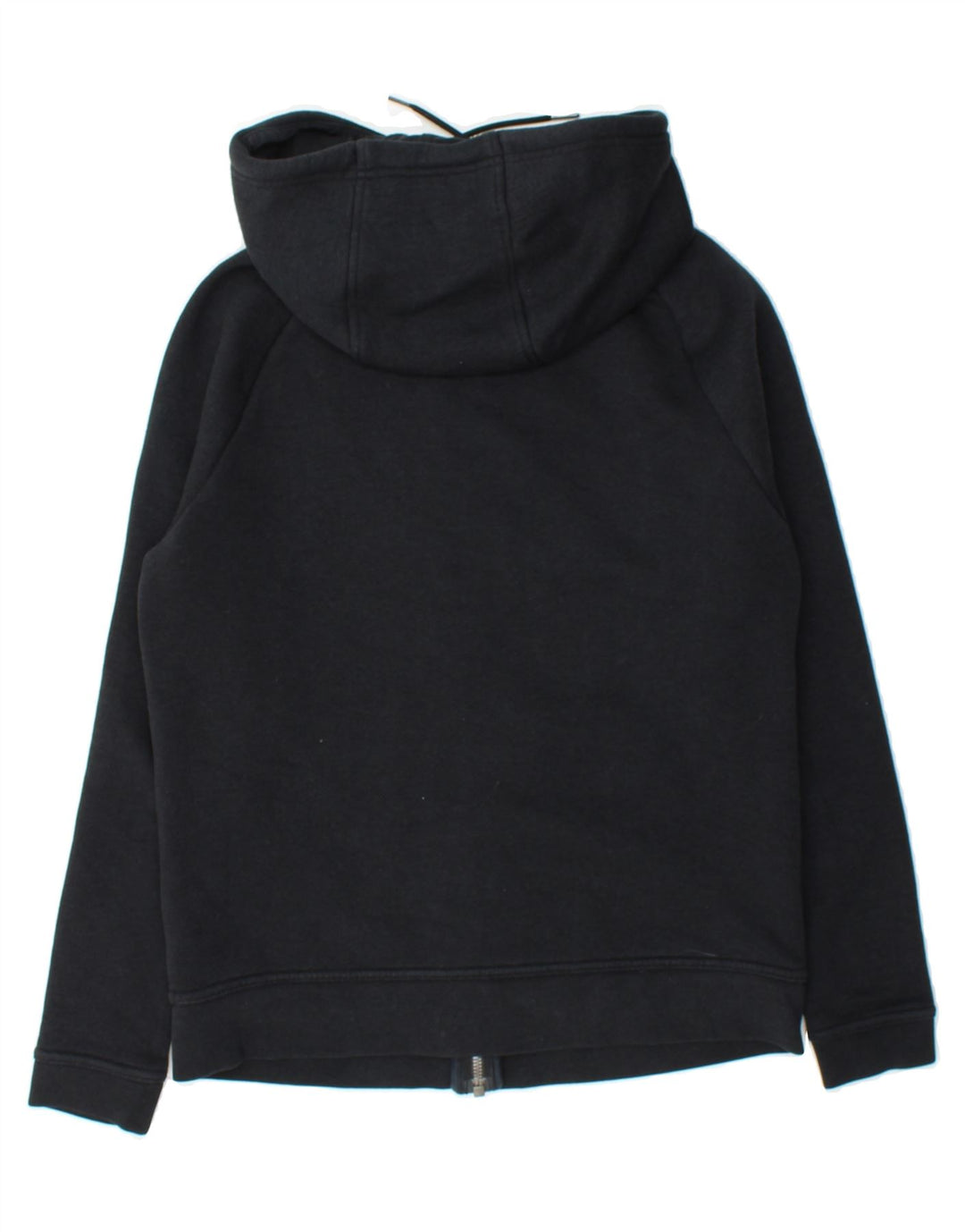 NIKE Womens Zip Hoodie Sweater UK 6 XS Navy Blue Cotton Vintage Nike and Second-Hand Nike from Messina Hembry 