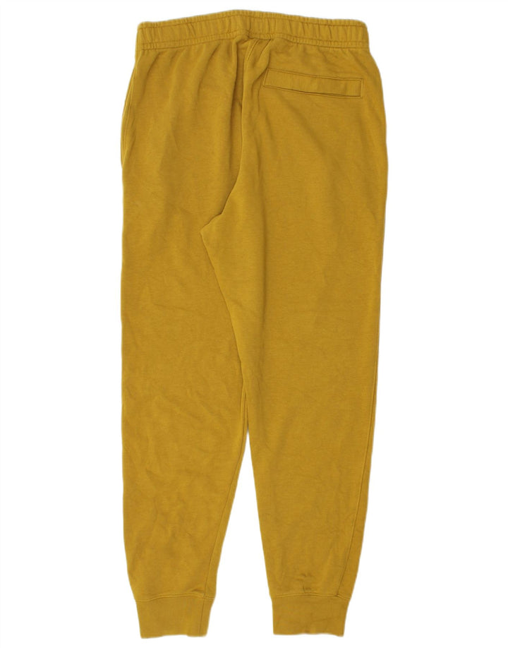 Calça de treino masculina Nike joggers pequeno algodão amarelo