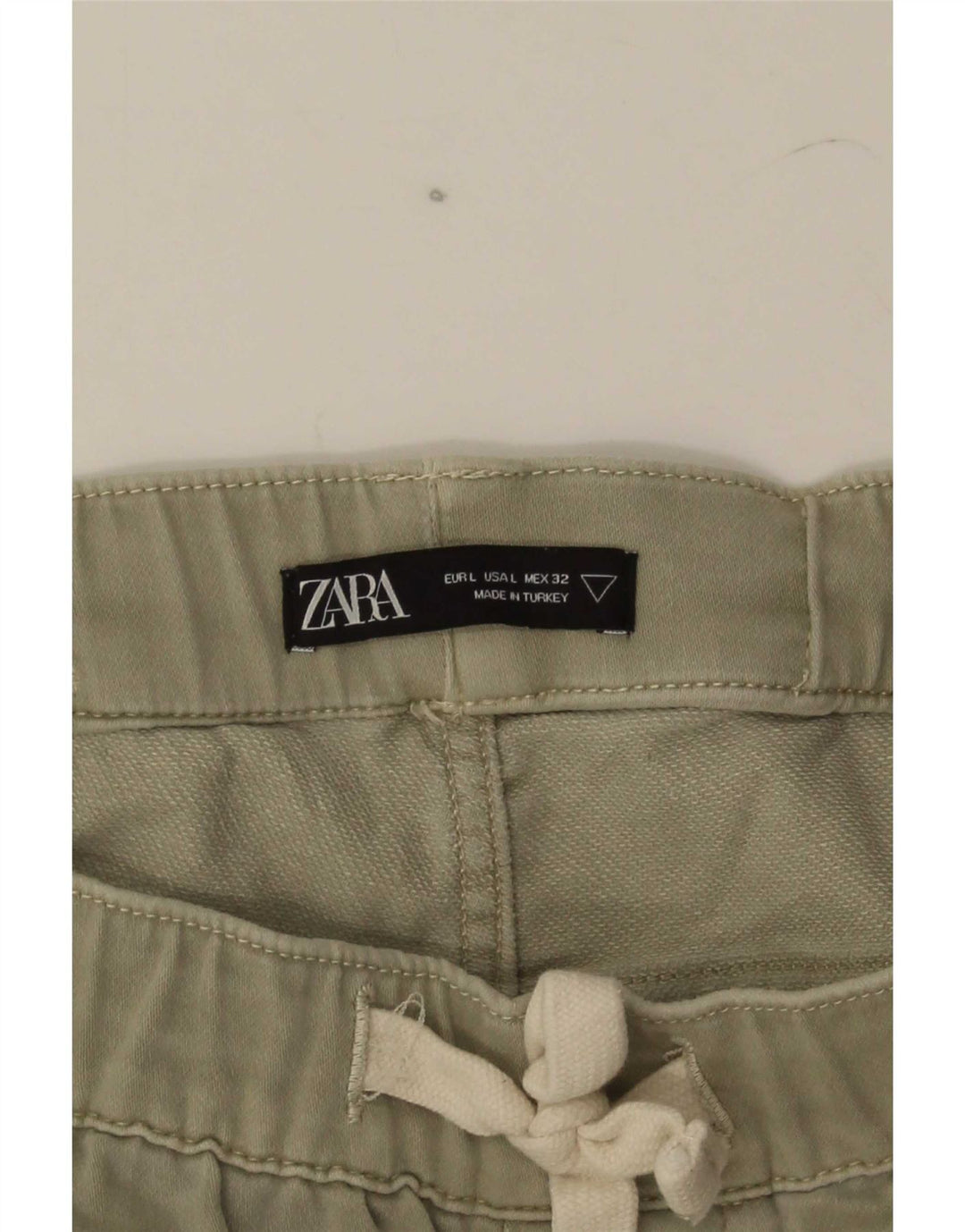 Zara Mens Chino Shorts Grande W32 Caqui