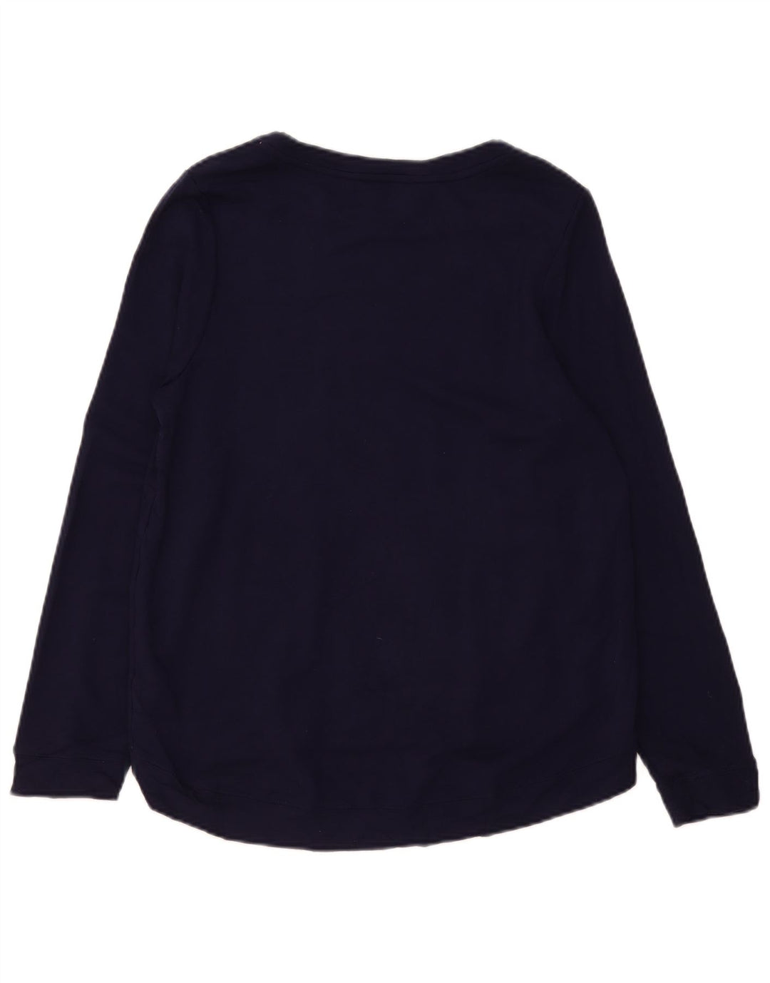Suéter feminino Oasis com estampa oversized Reino Unido 10 pequeno azul marinho