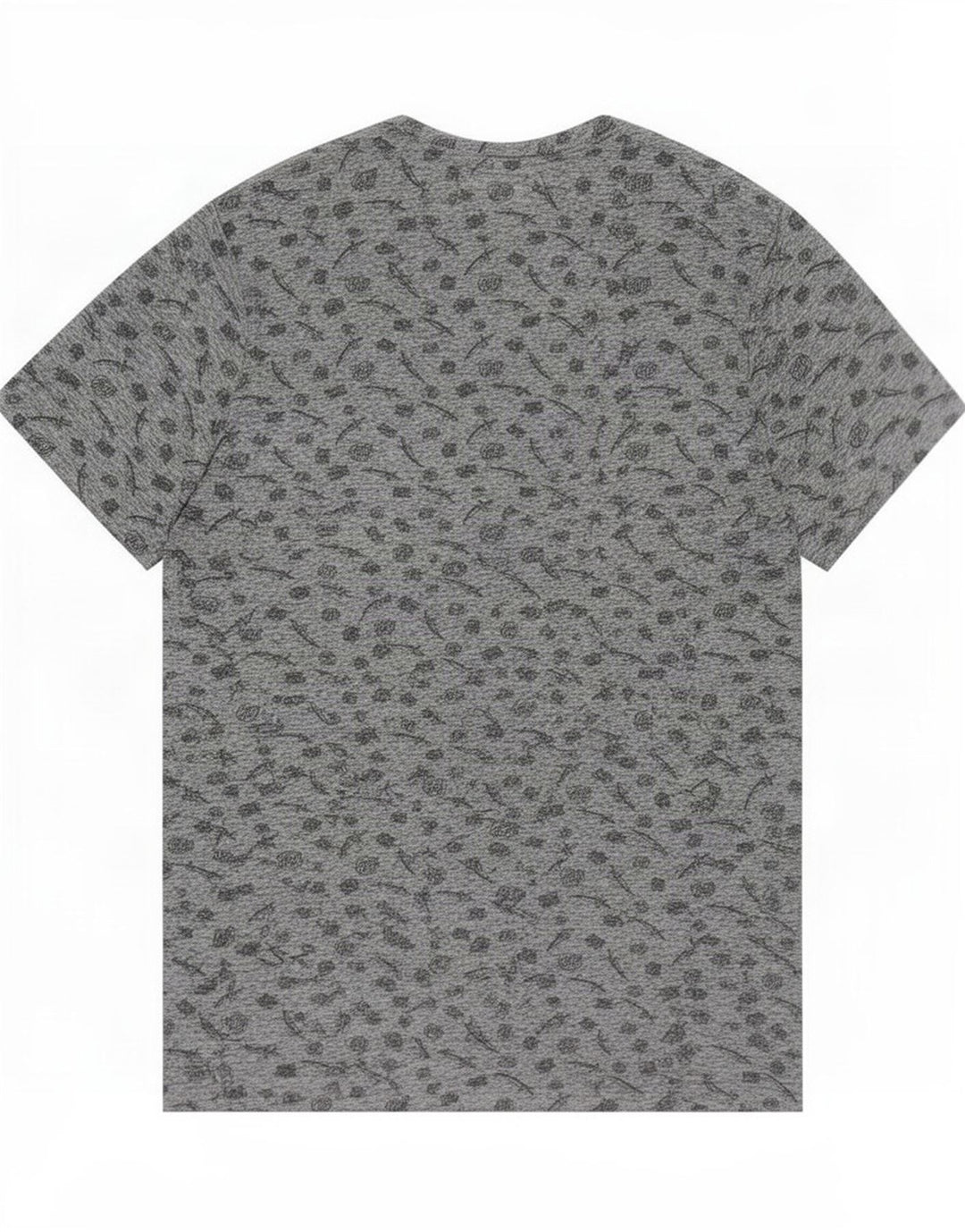 Camiseta gráfica masculina Santa Cruz Top cinza médio poliéster