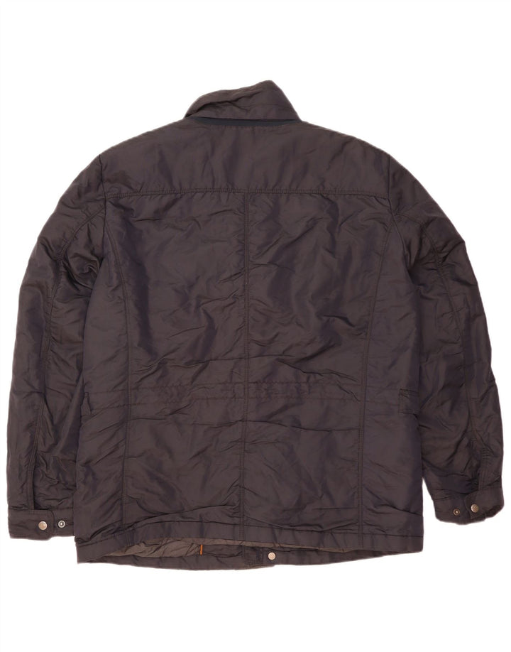 Jaqueta utilitária masculina Geox UK 42 XL azul marinho