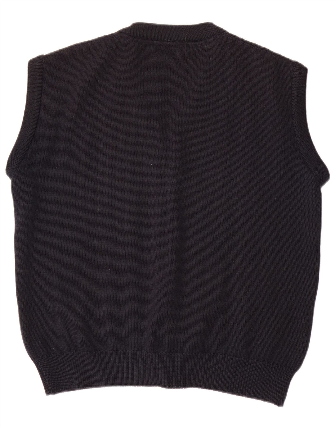 Suéter cardigã masculino sem mangas WESTBURY azul marinho médio