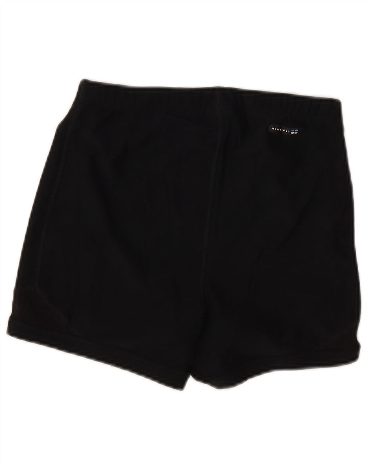 Shorts esportivos femininos NIKE EUA 12/14 grande poliéster preto