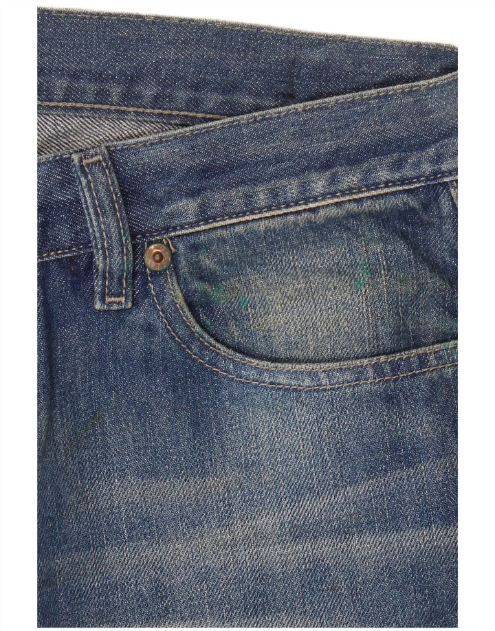 Diesel feminino bootcut jeans W32 L32 azul algodão