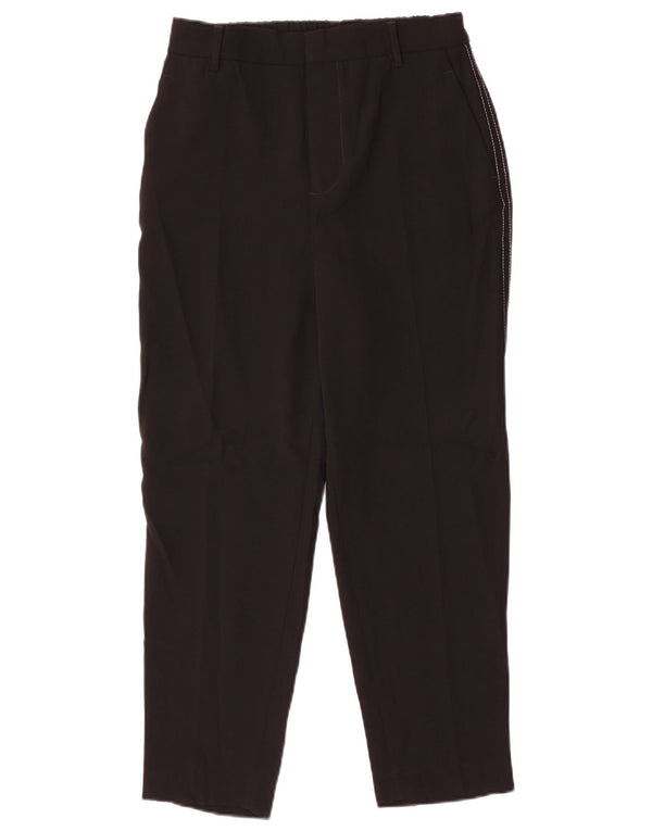 Calça Chino Cônica Feminina Zara XS W26 L25 Poliéster Preto