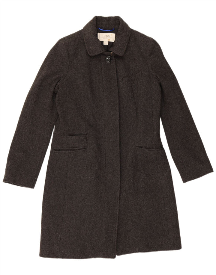 Sobretudo feminino MARLBORO CLASSICS UK 12 lã cinza médio