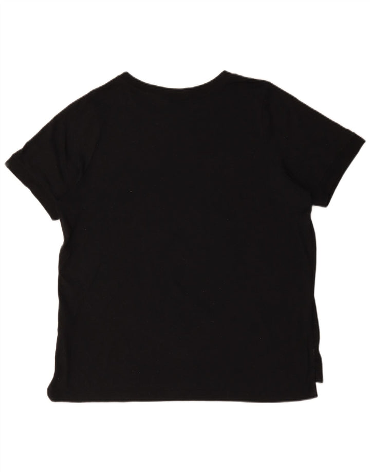 Camiseta gráfica masculina Nike grande algodão preto