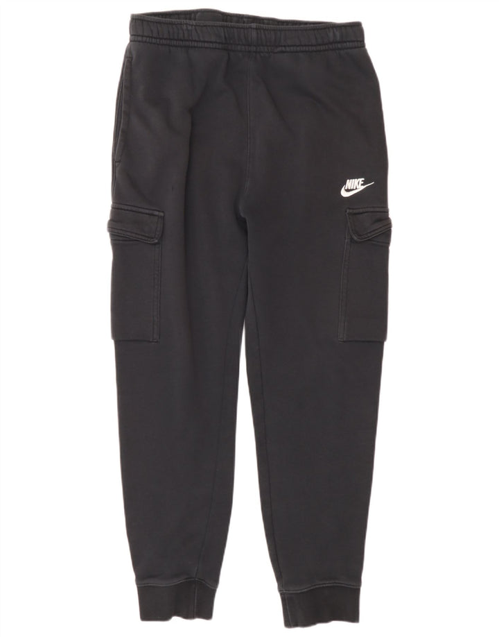 Nike Mens Cargo Calças de treino Joggers Pequeno Algodão Preto