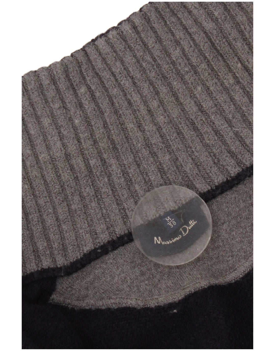 Suéter cardigã feminino Massimo Dutti Reino Unido 14 médio azul marinho