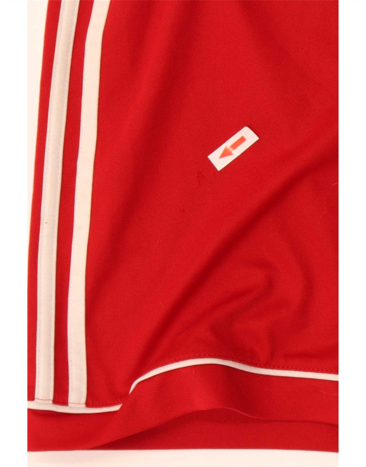 Adidas Mens Climalite Sport Shorts Pequeno Poliéster Vermelho