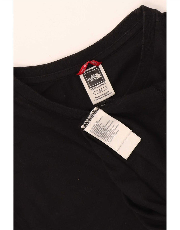 The North Face Camiseta Masculina Top Pequeno Algodão Preto