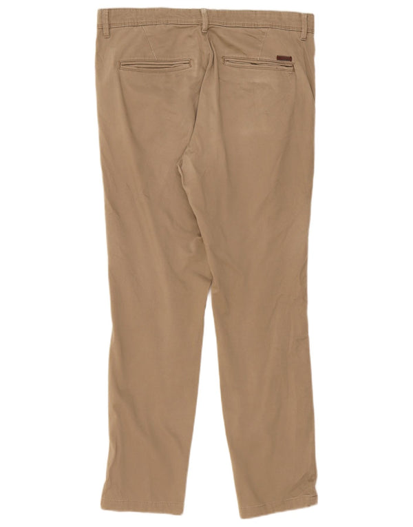 Calça masculina Jack & Jones Marco Slim Chino W31 L27 algodão bege