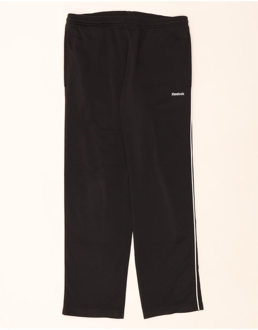 Calça Reebok Mens Treino Pequeno Poliéster Preto