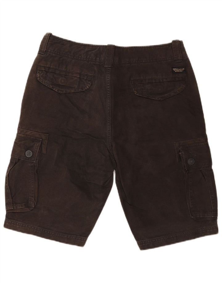 Shorts Cargo Masculino Superdry W30 Algodão Marrom Médio