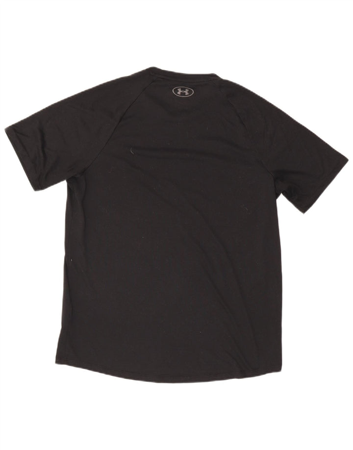 Under Armour Mens Camiseta Top Médio Poliéster Preto