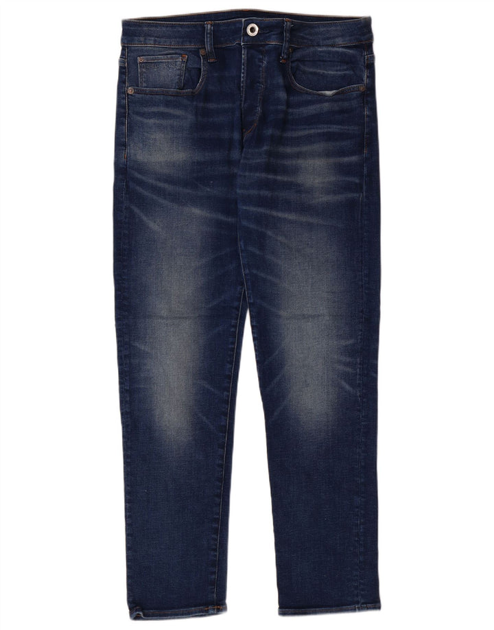 G-STAR Mens Slim Jeans W31 L30 Blue Cotton
