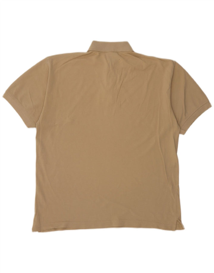 Camisa polo masculina REEBOK algodão bege médio