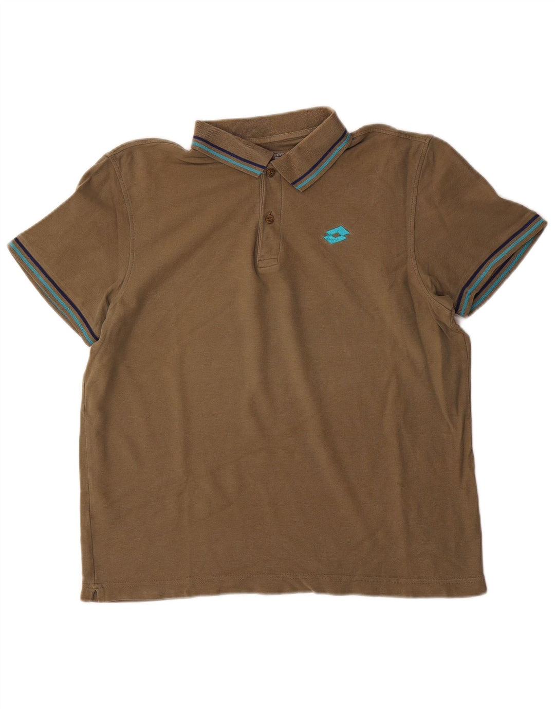 Camisa polo masculina Lotto médio cáqui