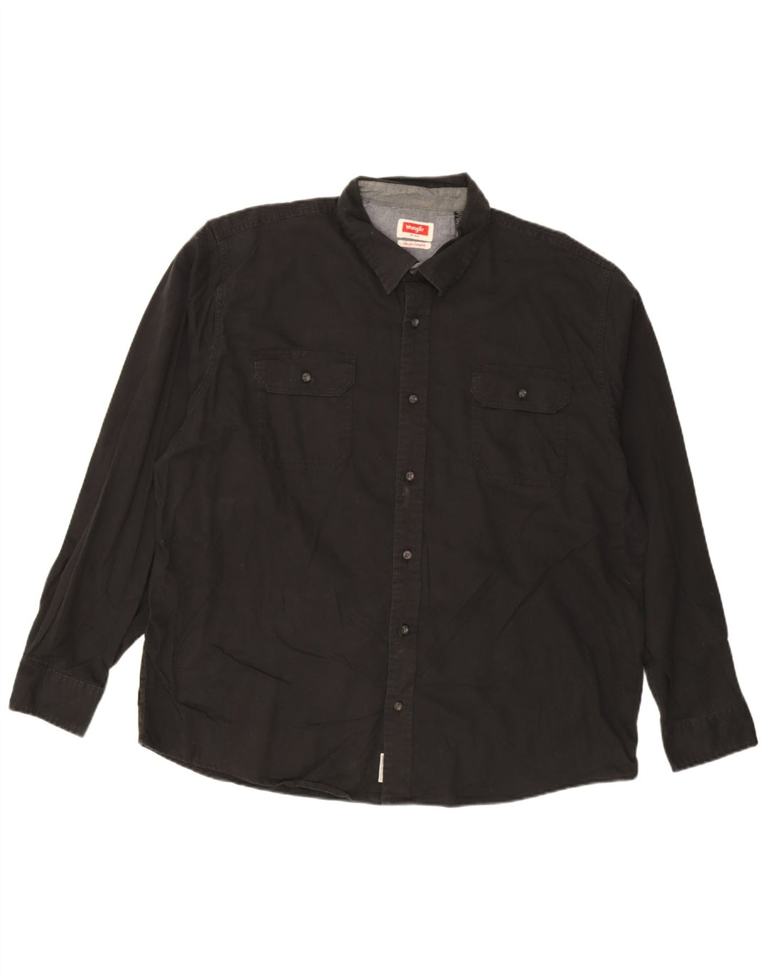 Camisa masculina Wrangler 2XL algodão preto