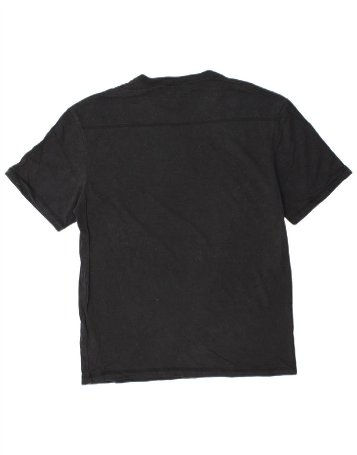 Camiseta masculina Jack & Jones top pequeno algodão preto