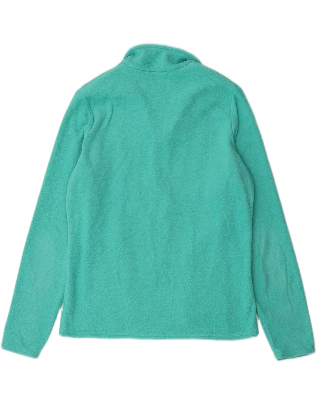 Jaqueta de lã feminina Marks & Spencer Reino Unido 14 grande poliéster verde