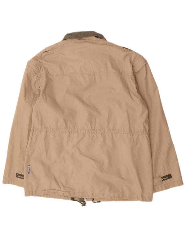 Jaqueta utilitária masculina Overland UK 42 XL algodão bege
