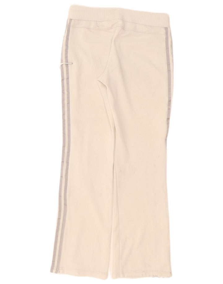 Calça de treino feminina Adidas EU 36 pequena poliéster branco