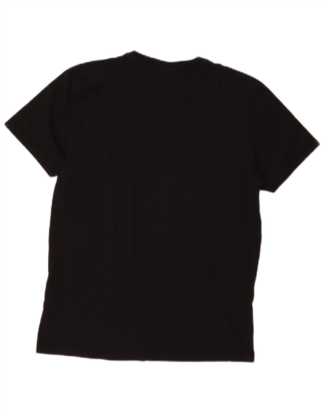 Camiseta masculina Napapijri Top médio algodão preto