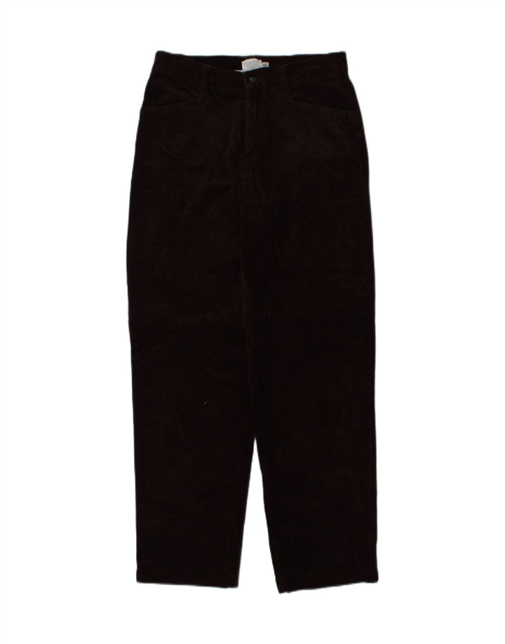 LEE Womens Straight Corduroy Trousers US 6 Medium W30 L29 Brown Cotton Vintage Lee and Second-Hand Lee from Messina Hembry 