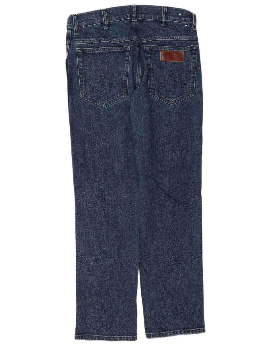 Wrangler Masculino Texas Straight Jeans W32 L30 Azul Marinho Algodão