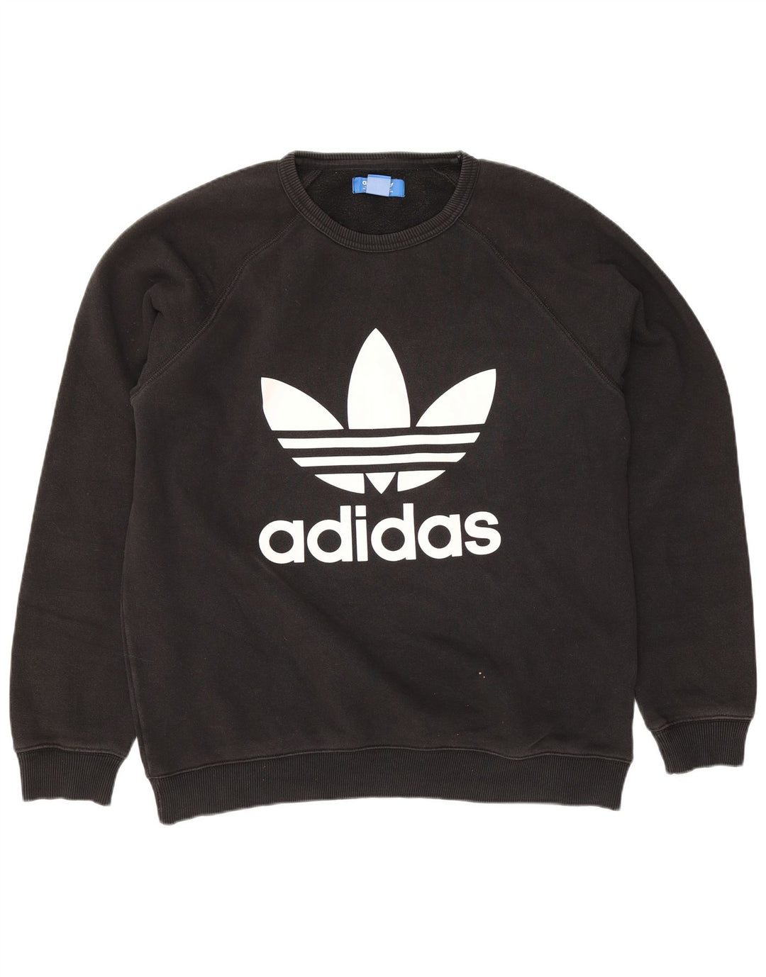 Adidas Mens Graphic Moletom Jumper Médio Preto