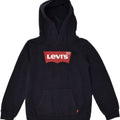 LEVI'S Boys Graphic Hoodie Jumper 7-8 Years Navy Blue Cotton | Vintage Levi's | Thrift | Second-Hand Levi's | Used Clothing | Messina Hembry 
