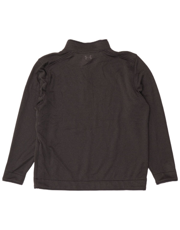 Moletom masculino Under Armour com zíper e pescoço 2XL poliéster preto