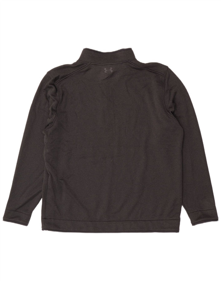 Moletom masculino Under Armour com zíper e pescoço 2XL poliéster preto