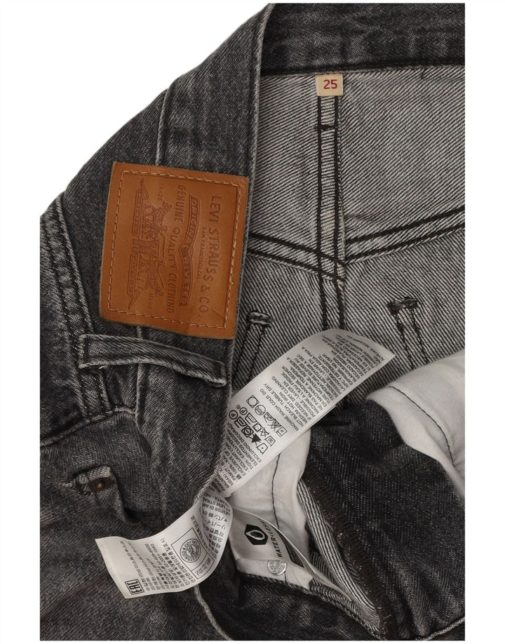 Saia jeans feminina LEVI'S W25 XS algodão cinza