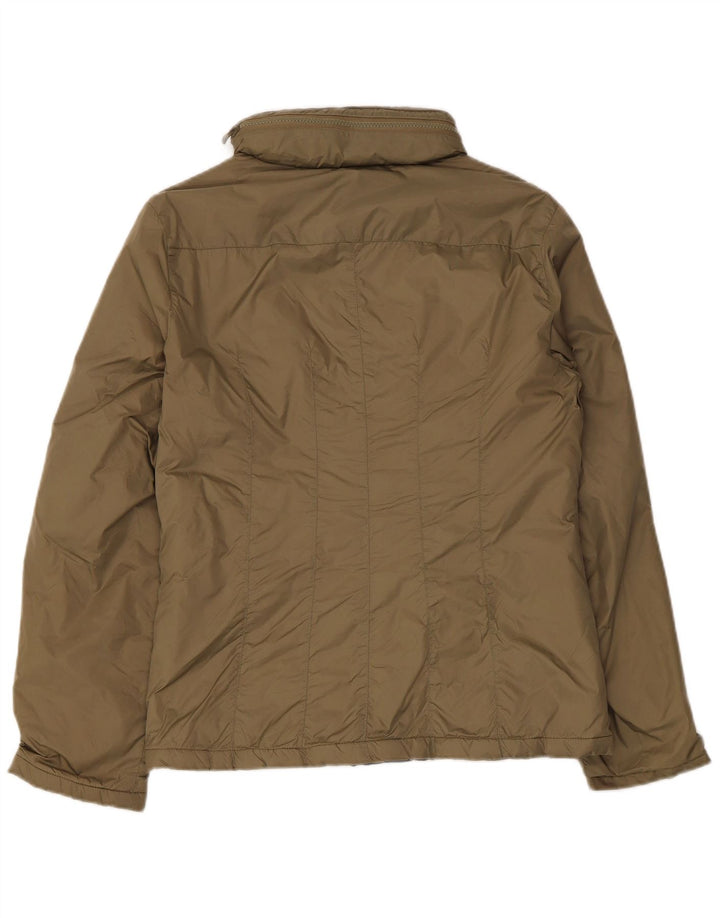 Jaqueta corta-vento feminina com capuz Kappa UK 18 XL Caqui