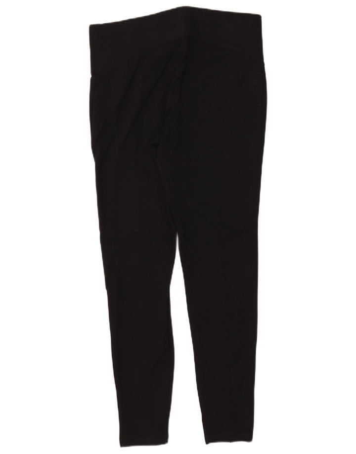 Leggings femininas MARKS & SPENCER Reino Unido 14 grandes viscose preta
