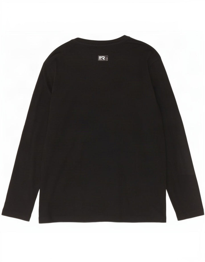 Top gráfico masculino G-Star manga comprida XL preto