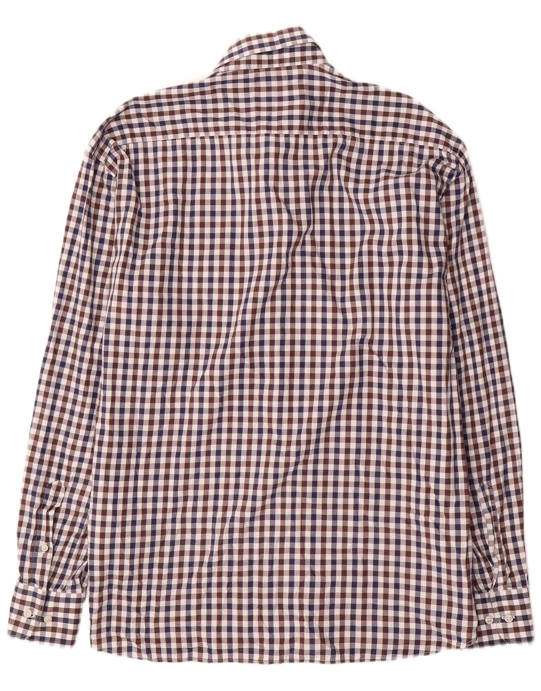 Camisa masculina de iate Paul & Shark tamanho 43 grande algodão guingão multicolorido