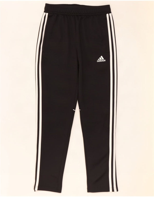 Calças de treino Adidas Meninos 11-12 Anos W24 L25 Poliéster Preto